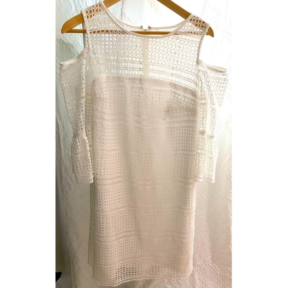 Nicole Miller White Ivory Dress